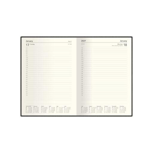 2027 Calendar Year Diary/Planner - 12 Month A5 Day to Page - Hard Cover - Collins Designer Range