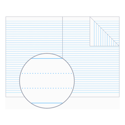 Olympic Exercise Book 18mm Dotted Thirds 225x175mm 64 pages