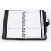 Undated Week to View Slimline Day Planner – 162 × 82mm – PU Snap Closure in Black – Debden Day