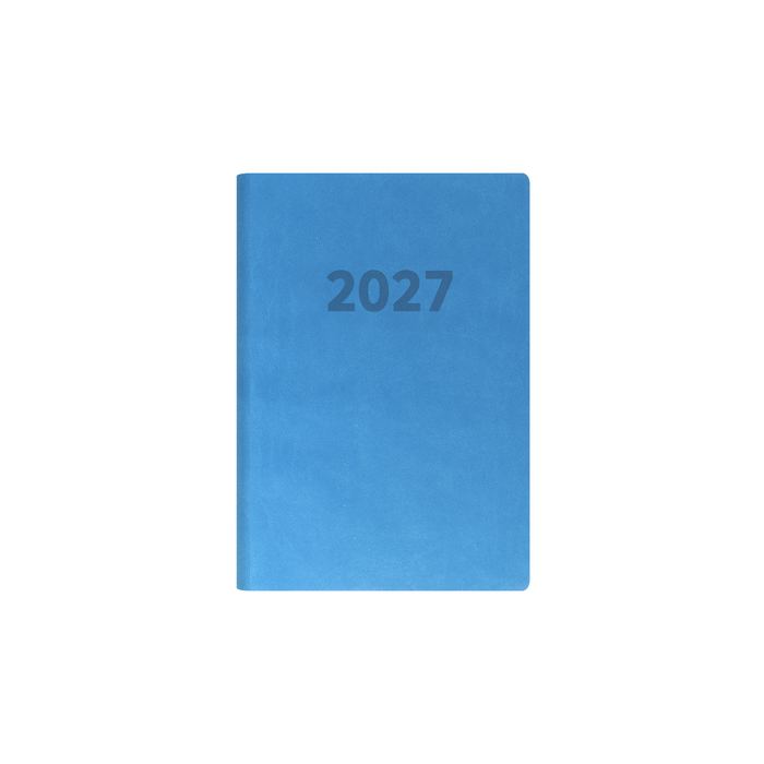 2027 Calendar Year Diary/Planner - 12 Month A5 Day to Page - Soft Cover - Collins Edge Rainbow Range