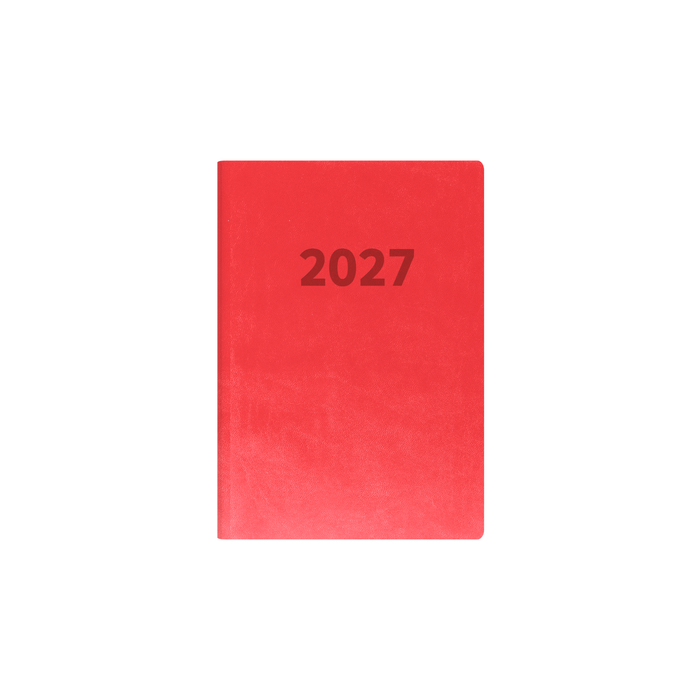 2027 Calendar Year Diary/Planner - 12 Month A5 Week to View - Soft Cover - Collins Edge Rainbow