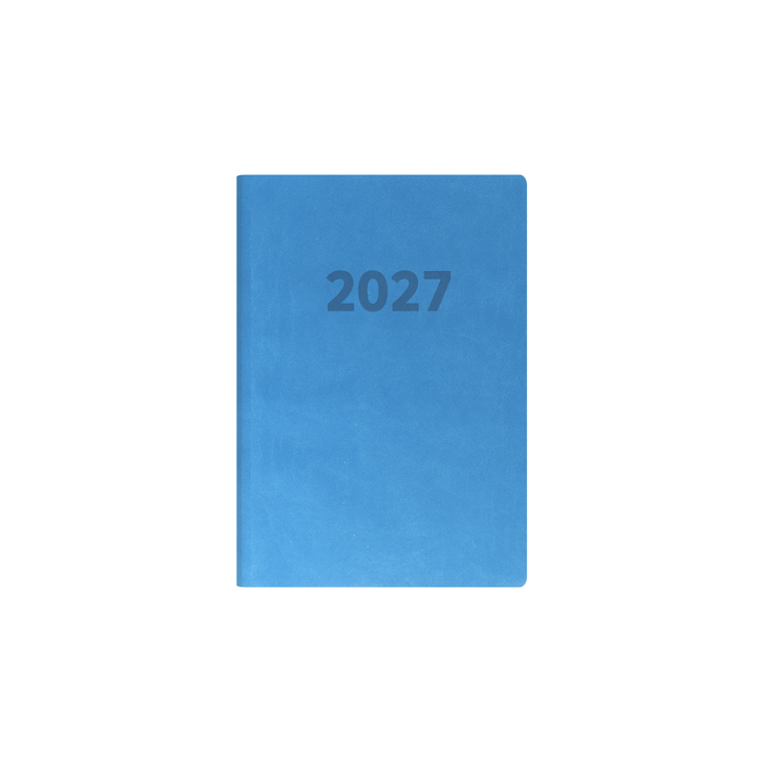 2027 Calendar Year Diary/Planner - 12 Month A5 Week to View - Soft Cover - Collins Edge Rainbow