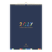 2027 Wall Calendar - 12 Month A3 Month to View - Wiro Hanger in Edge Mira - Collins Desktop