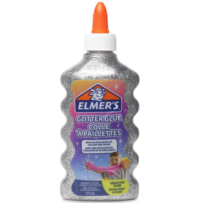 Elmers Classic Glitter Glue Silver