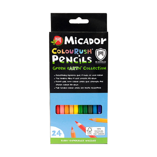 Micador ColouRush Pencils 24 Pack