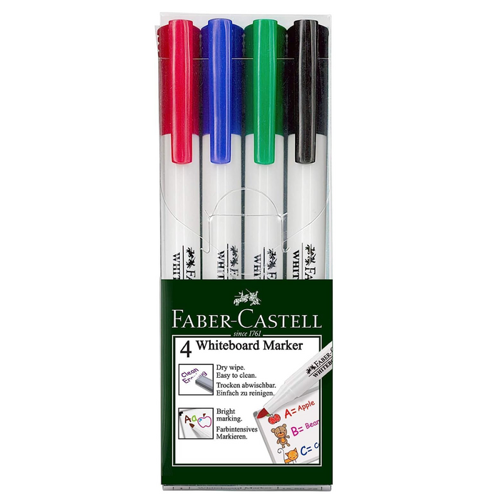 Faber-Castell Whiteboard Marker 4 pack