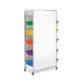 Whiteboard Huddle Mobile Storage w/extra 2 Shelves + 10 Stor