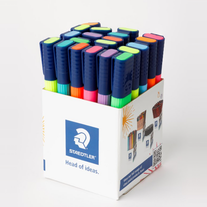 Staedtler Textsurfer Classic Highlighter Chisel 1-5mm Assorted - Cup of 20