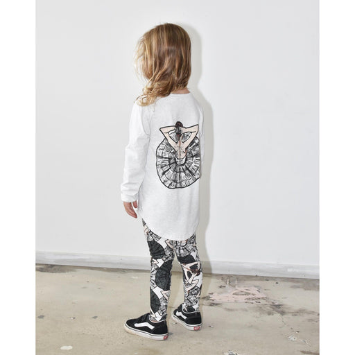 KR0900 BALLERINA TEE in GREY – RADICOOL KIDS