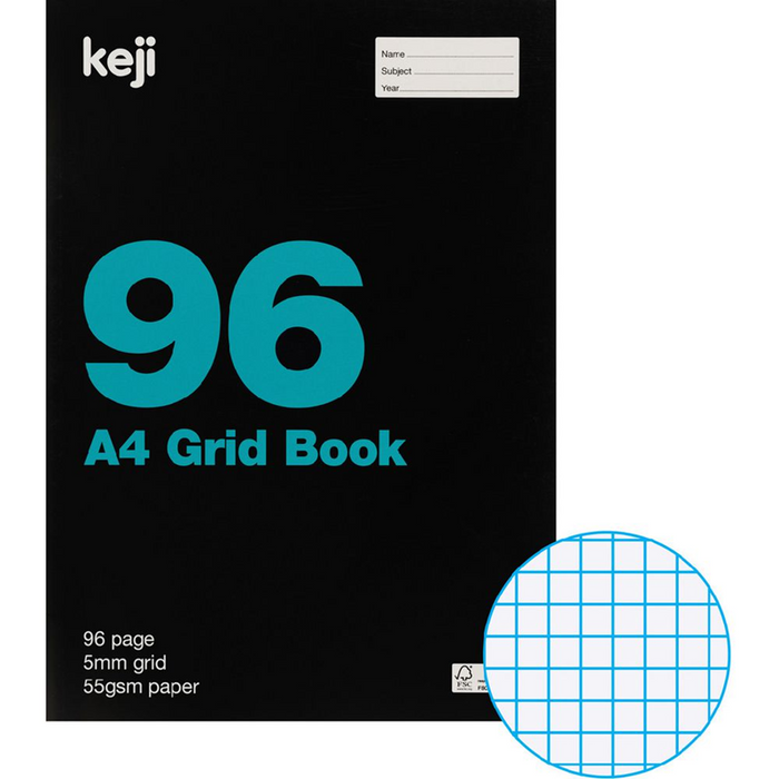 Keji A4 Gridbook - 96 Pages