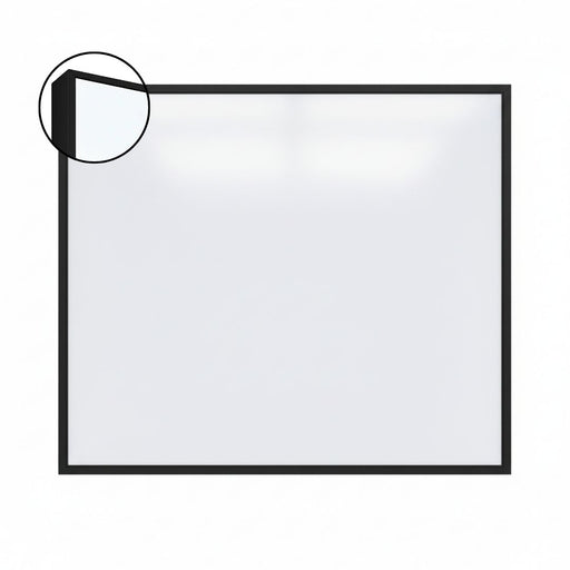 Visionchart LX6 EDGE DuraWrite Whiteboard up to 1200mm Slim Edge PC Frame