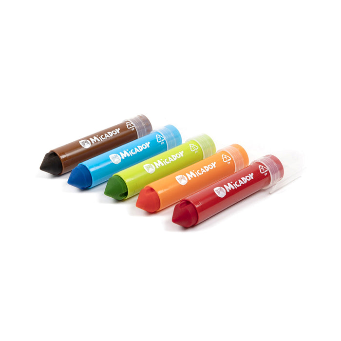 Micador early stART Chunky Markers 5 Pack Wildlife