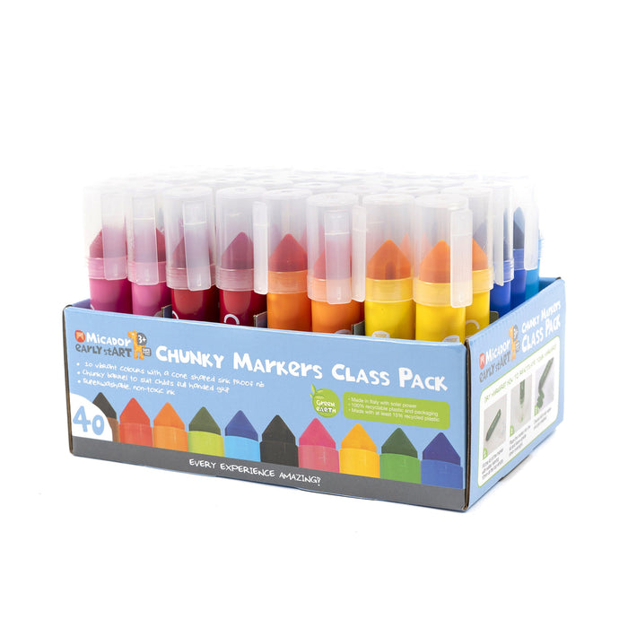 Micador early stART Chunky Markers Class Pack 40