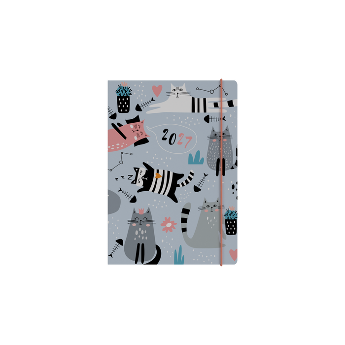 2027 Calendar Year Diary/Planner - 12 Month A5 Week to View - Soft Cover - Collins Maru Range
