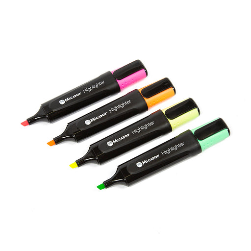 Micador Eco Highlighters 4 Pack