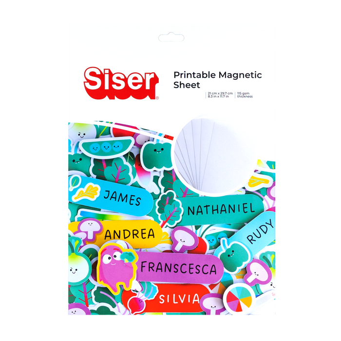 Siser Printable - White Printable Magnetic A4 Sheet (ref: ma