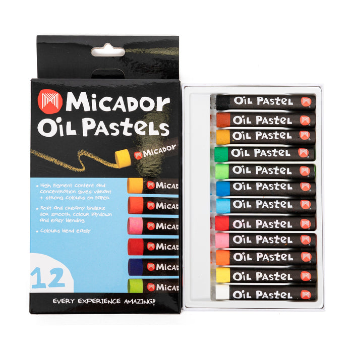 Micador Oil Pastels 12 Pack