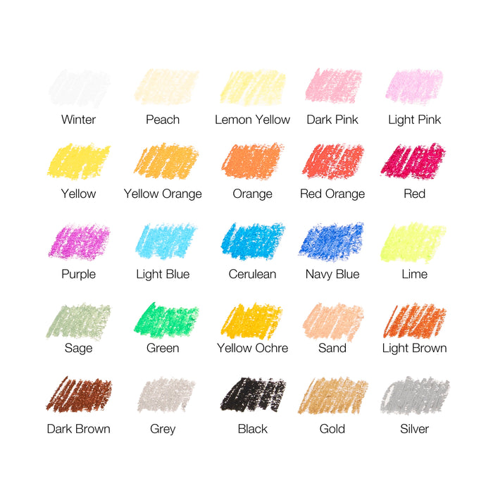 Micador Oil Pastels 25 Pack