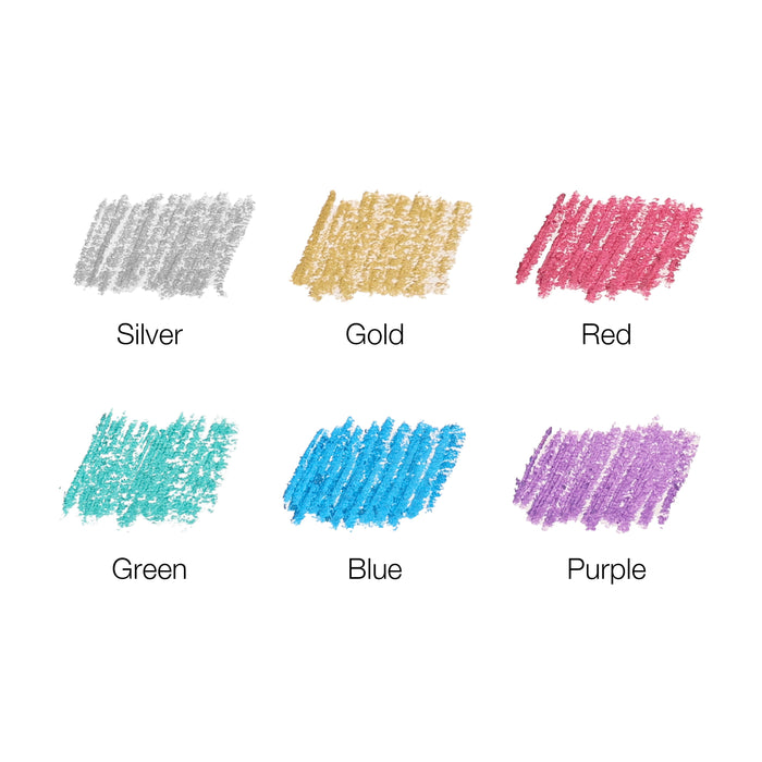 Micador Large Oil Pastels Metallic 12 Pack