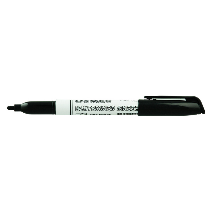 Osmer Whiteboard Marker Fine Tip - Black