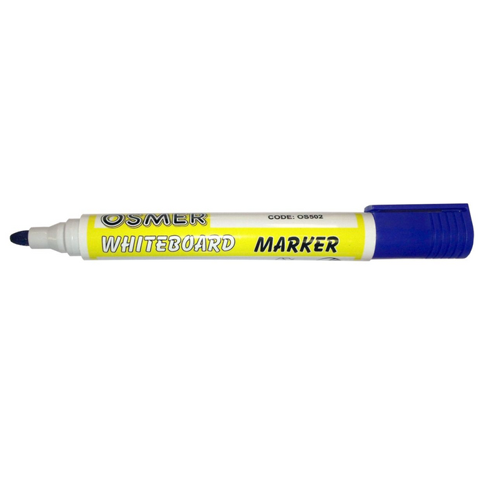 Osmer Whiteboard Marker Bullet Tip Dozen - Blue