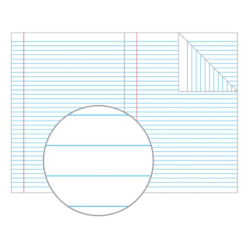 Olympic ECO Exercise Book 8mm Ruled with Red Margin A4 96 page