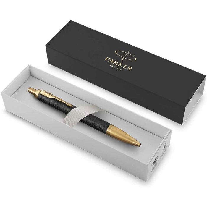 Parker IM Premium Black Gold Ballpoint Pen