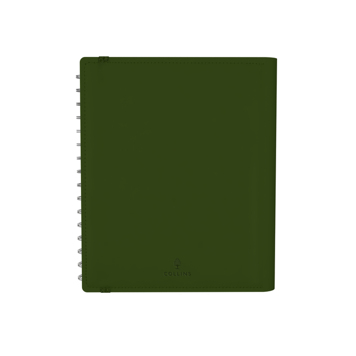 2027 Calendar Year Diary/Planner - 12 Month A5 Week to View - Soft PU Cover - Collins Plan + Note