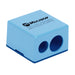 Micador Future Sharpener Double Hole with Lid Blue