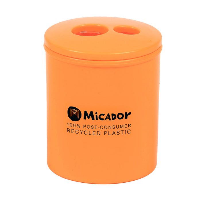 Micador Future Sharpener Double Hole Container Orange