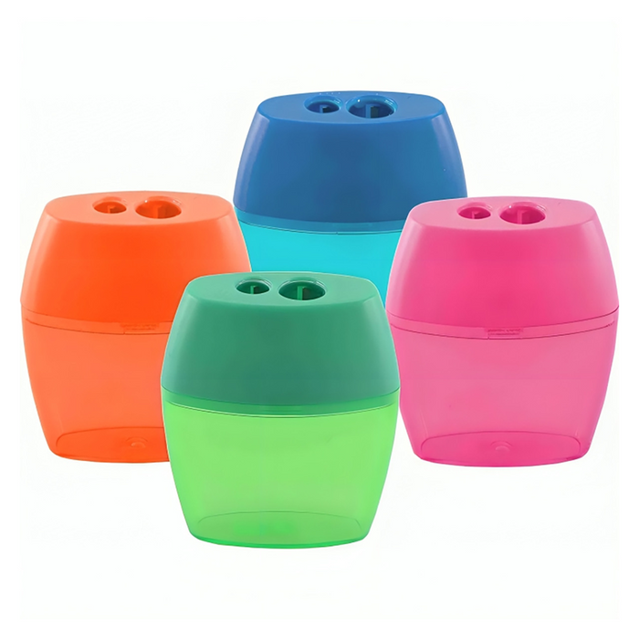 Osmer Oval Barrel Pencil Tinted Sharpener 2 Hole
