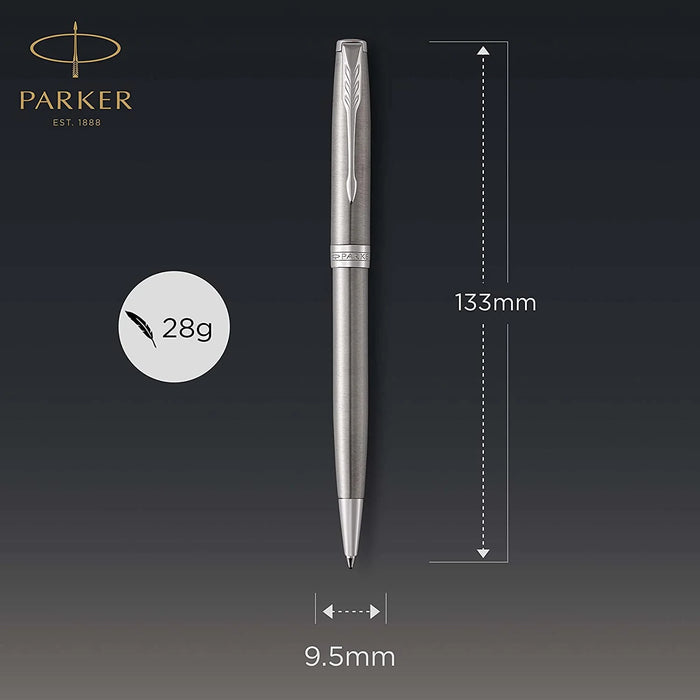 Parker Sonnet Stainless Chrome Trim Ballpoint Pen