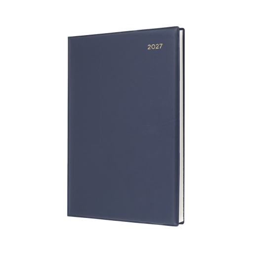 2027 Calendar Year Diary/Planner - 12 Month Manager Day to Page - PVC Cover - Collins Belmont Range