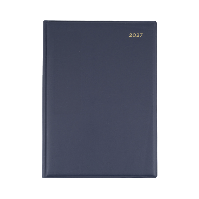 2027 Calendar Year Diary/Planner - 12 Month Manager Day to Page - PVC Cover - Collins Belmont Range