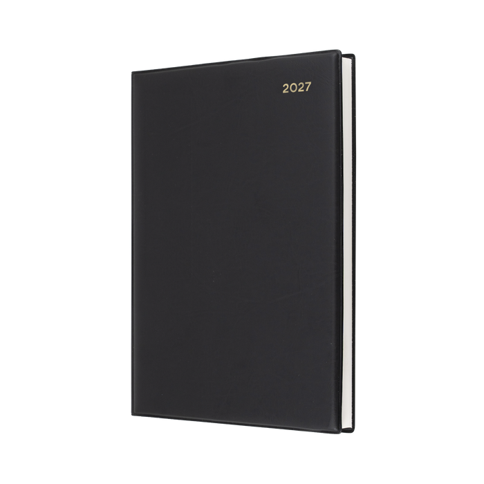 2027 Calendar Year Diary/Planner - 12 Month Manager Day to Page - PVC Cover - Collins Belmont Range