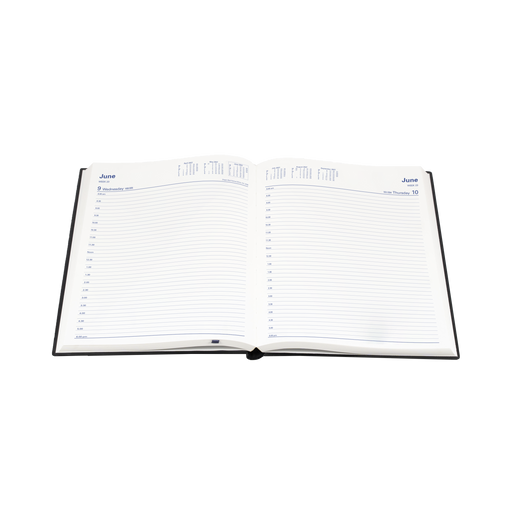 2027 Calendar Year Diary/Planner - 12 Month Manager Day to Page - PVC Cover - Collins Belmont Range
