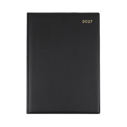 2027 Calendar Year Diary/Planner - 12 Month Manager Week to View - PVC Cover - Collins Belmont Range