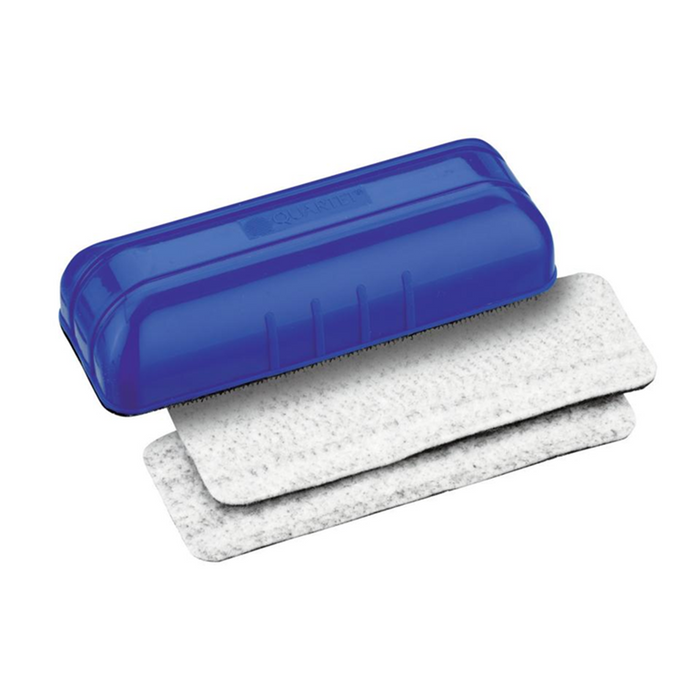 Quartet Whiteboard Magnetic Eraser - with 2 Refill Pads