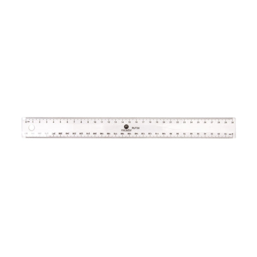 Micador 30cm Clear Plastic Ruler