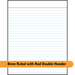 Quill Bank Pad Ruled 60gsm Foolscap 90 Leaf White