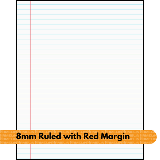 Quill Paper Exam Pad Ruled 8mm 60gsm A4 90 Sheets White