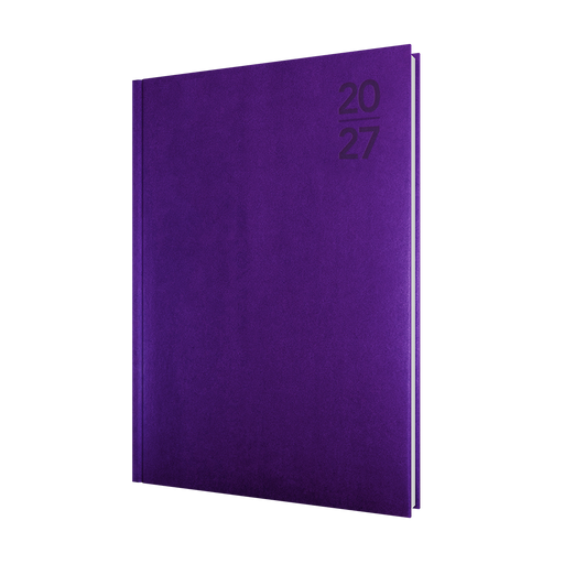 2027 Calendar Year Diary/Planner - 12 Month A4 Day to Page - Hard Cover - Collins Silhouette Range