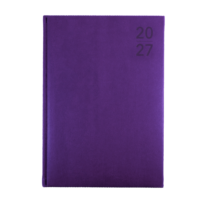 2027 Calendar Year Diary/Planner - 12 Month A4 Day to Page - Hard Cover - Collins Silhouette Range