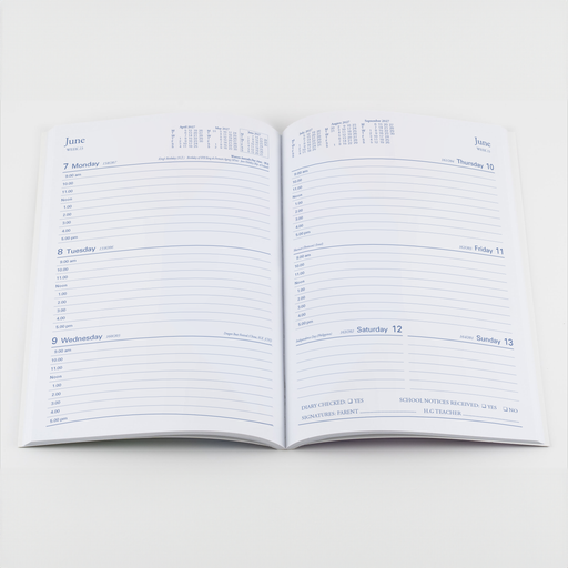 2027 Calendar Year Diary/Planner - 12 Month A5 Week to View - Perfect Bound - Soft Cover - Collins