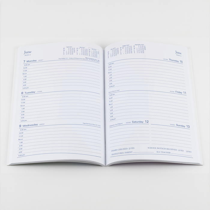 2027 Calendar Year Diary/Planner - 12 Month A5 Week to View - Perfect Bound - Soft Cover - Collins