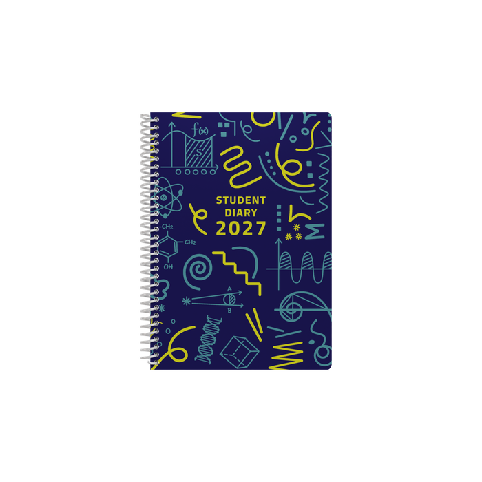 2027 Calendar Year Diary/Planner - 12 Month A5 Week to View - Spiral Bound - Soft Cover - Collins