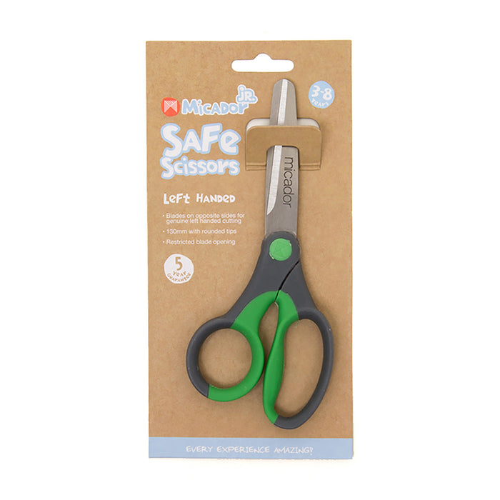Micador Jr Safety Scissors 130mm Left Handed