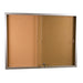 Sliding Glass Door Notice Case - Cork
