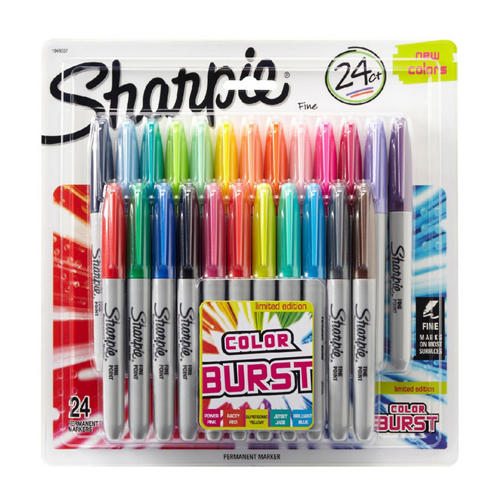 Sharpie Fine ColourBurst Markers - Pack of 24