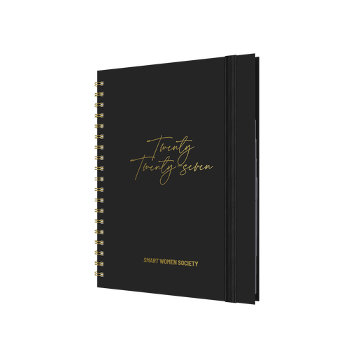 2027 Calendar Year Diary/Planner - 12 Month B5 Week to View - Wiro Bound in Charcoal - Collins